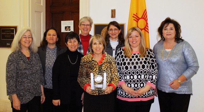 Congresswoman Michelle Lujan Grisham and New Mexico SNAP-Ed Implementing Agency leaders